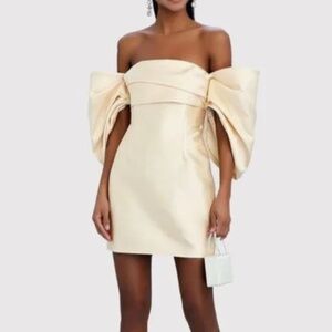 Solace London Elina Satin Mini Dress